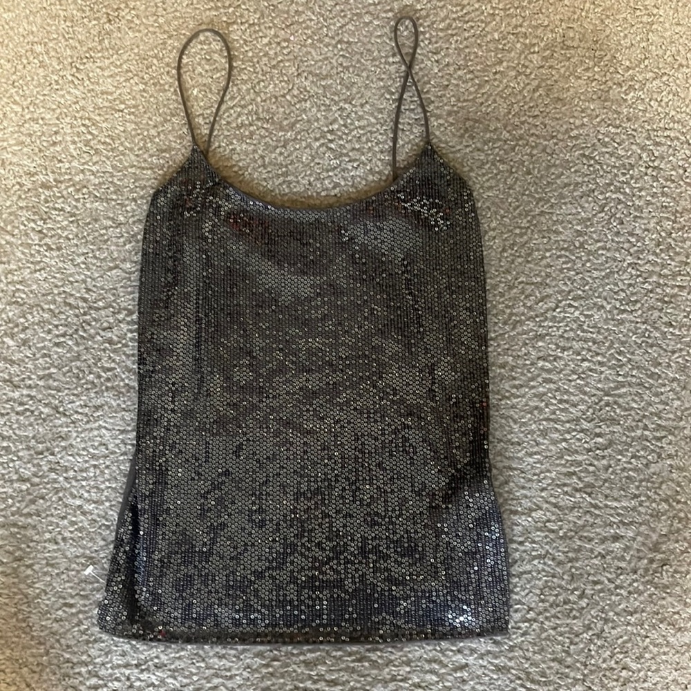 GIORGIO ARMANI SEQUIN CAMISOLE SIZE 10